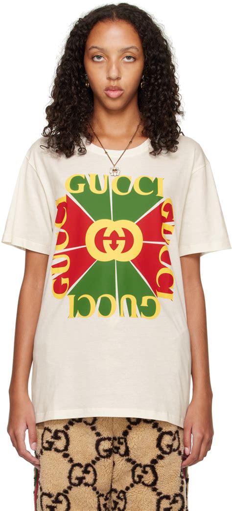 gucci off ehite shirt|Gucci T.